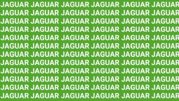 Sólo una vista de halcón puede encontrar la palabra 'Jungla' en menos de 10 segundos