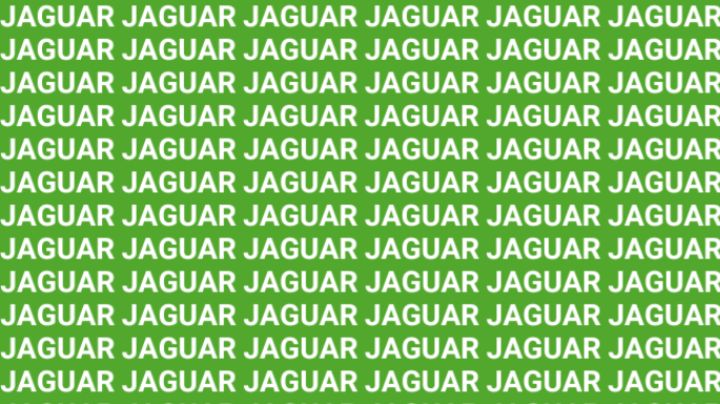 Sólo una vista de halcón puede encontrar la palabra 'Jungla' en menos de 10 segundos