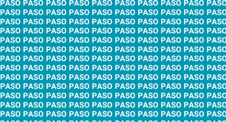 Sólo una vista de halcón puede encontrar la palabra "Peso" en 10 segundos
