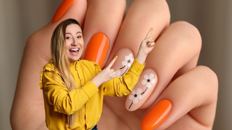 Perder horas en el salón de manicura es cosa del pasado: este diseño con flores es fácil, rápido y arrasa en 2025