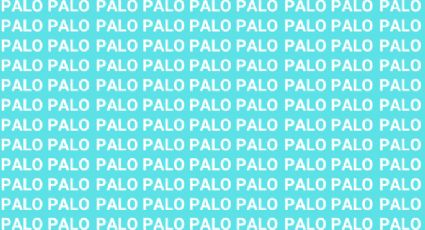 Solo una persona inteligente puede encontrar la palabra 'Pelo' en menos de 3 segundos