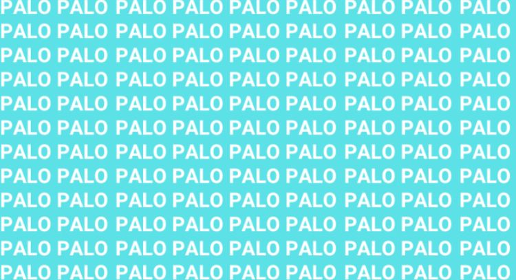 Solo una persona inteligente puede encontrar la palabra 'Pelo' en menos de 3 segundos