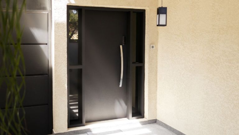 entrada de un hogar