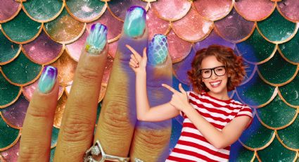Las uñas monocromáticas pasaron de moda: llega el diseño de manicura que imita la piel de una sirena