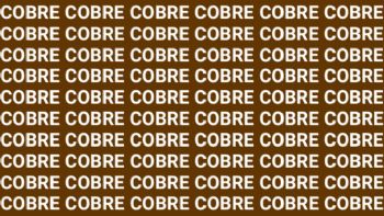 Solo alguien con agudeza visual puede encontrar la palabra 'Cofre' en menos de 10 segundos