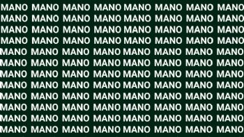 Solo una vista de águila puede encontrar la palabra "MONO" en menos de 10 segundos