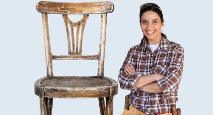 Transformá una vieja silla en el columpio más original para tu jardín