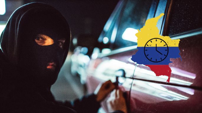 Toma asiento antes de conocer el horario de Colombia cuando más vehiculos roban