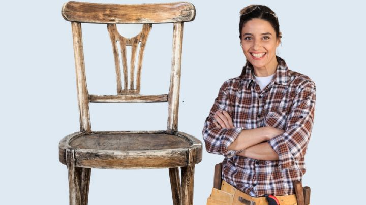 Transformá una vieja silla en el columpio más original para tu jardín