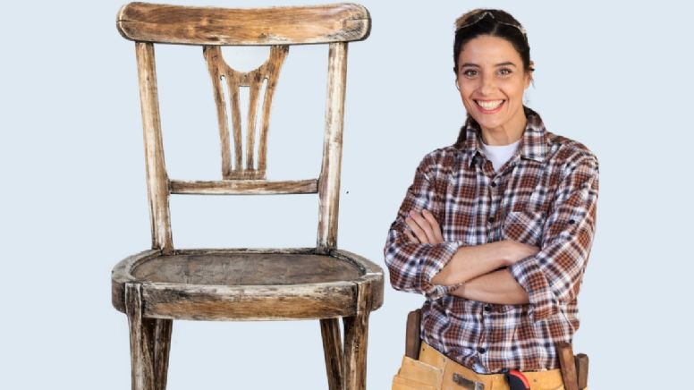Transformá una vieja silla en el columpio más original para tu jardín