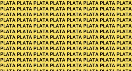 Solo una persona con vista de halcón puede encontrar la palabra 'Playa' en solo 10 segundos