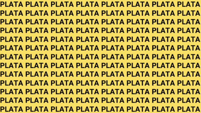 Solo una persona con vista de halcón puede encontrar la palabra 'Playa' en solo 10 segundos