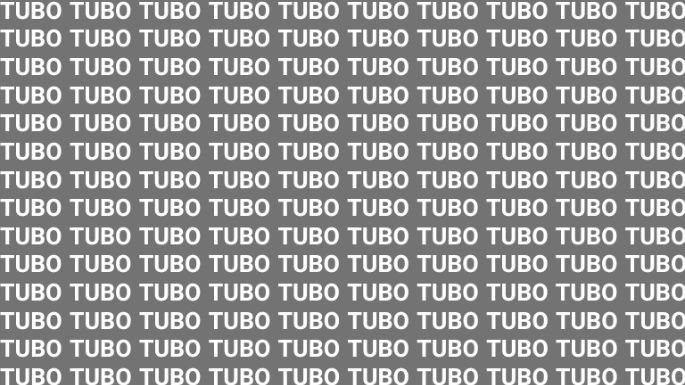 Solo un verdadero genio puede encontrar la palabra 'Tuvo' en menos de 10 segundos