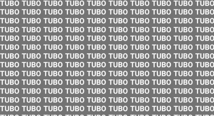 Solo un verdadero genio puede encontrar la palabra 'Tuvo' en menos de 10 segundos