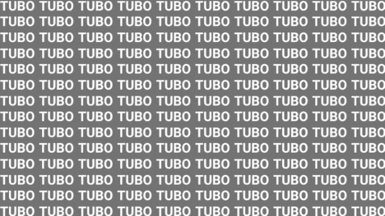 Solo un verdadero genio puede encontrar la palabra 'Tuvo' en menos de 10 segundos