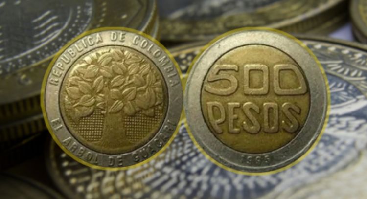 Entregan más de $100,000 pesos a quien posea esta moneda de 500 pesos colombianos