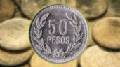 Foto ilustrativa de la nota titulada Entregan más de $600,000 pesos por esta antigua moneda de 50 pesos colombianos