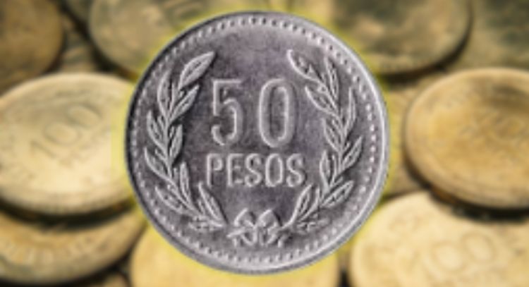 Entregan más de $600,000 pesos por esta antigua moneda de 50 pesos colombianos
