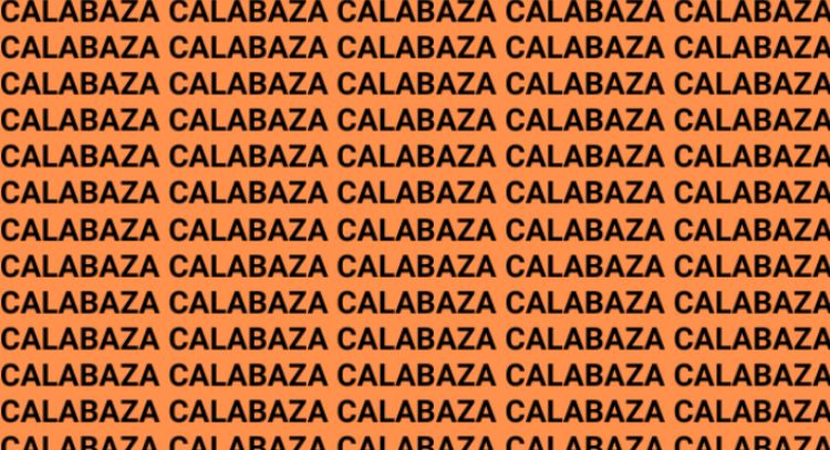 Solo una persona astuta puede encontrar la palabra 'Alabanza' en menos de 10 segundos