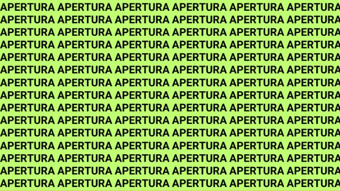 Solo una mente maestra puede encontrar la palabra 'Aventura' en menos de 10 segundos