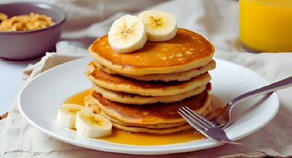 Prepara unos deliciosos pancakes de avena y banano ideales para el desayuno en solo 5 pasos