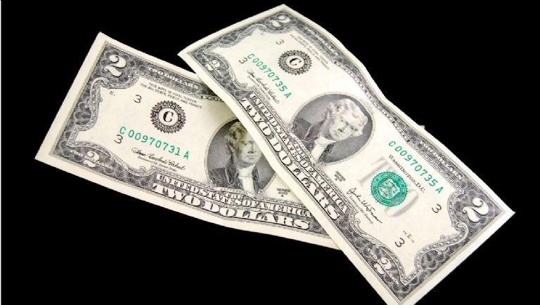 billete de 2 dolares