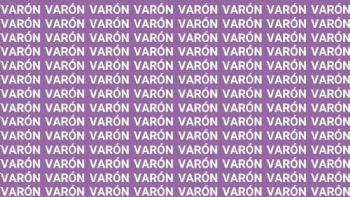 Solo el 10% de las personas pueden encontrar la palabra 'Barón' en menos de 5 segundos