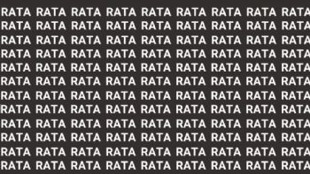 Solo la mente de un maestro puede encontrar la palabra 'Pata' en menos de 5 segundos