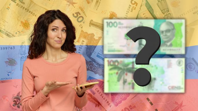 Otorgan hasta 150 mil pesos al afortunado propietario de este billete colombiano de 100 mil pesos
