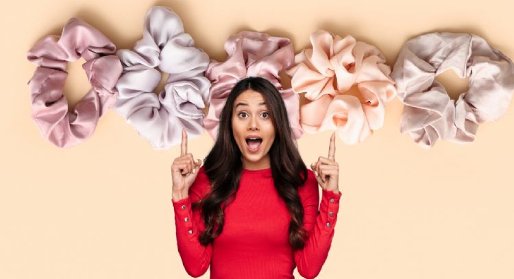 DIY con tela: el truco para hacer scrunchies en 10 minutos y con solo 2 materiales