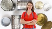 Foto ilustrativa de la nota titulada DIY: cómo reciclar latas vacías para hacer una mesa decorativa digna de revista