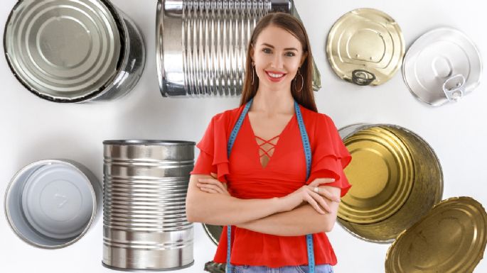 DIY: cómo reciclar latas vacías para hacer una mesa decorativa digna de revista