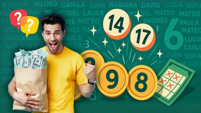Estos son los 5 nombres que tienen más posibilidades de ganar la lotería en 2025, según la Inteligencia Artificial