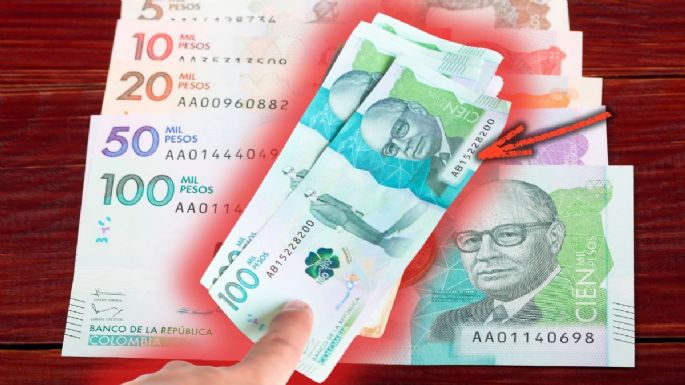 Otorgan hasta 150 mil pesos al afortunado propietario de este billete colombiano de 100 mil pesos
