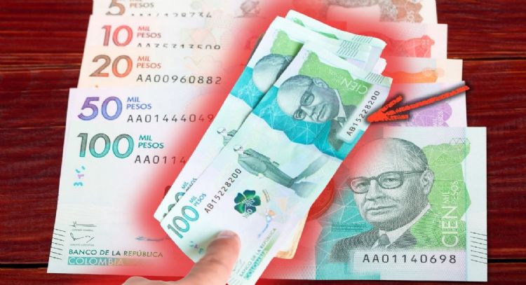 Otorgan hasta 150 mil pesos al afortunado propietario de este billete colombiano de 100 mil pesos
