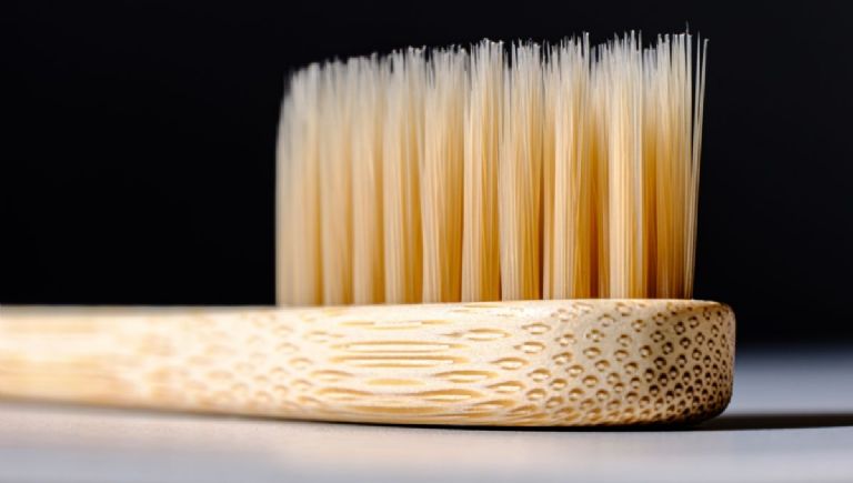 cepillo de madera de bambu