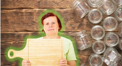 No deseches esos frascos: con esta idea DIY transformarás vidrio y madera en un práctico porta utensilios