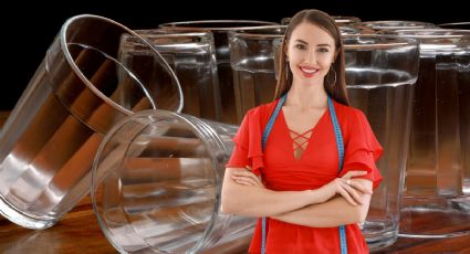 No botes los vasos rayados o viejos, podrían ser un tesoro para la decoración de interiores