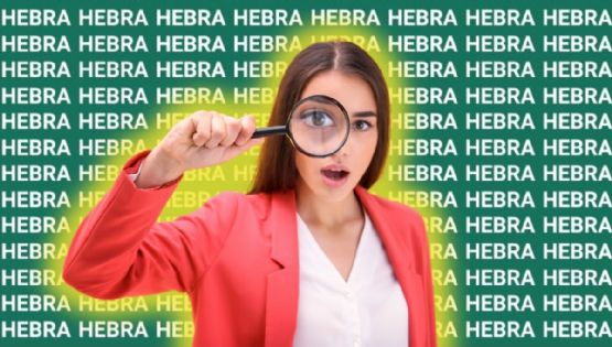 Solo una persona muy ágil puede encontrar la palabra 'Cebra' en menos de 5 segundos