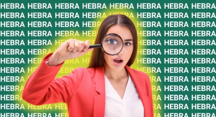Solo una persona muy ágil puede encontrar la palabra 'Cebra' en menos de 5 segundos