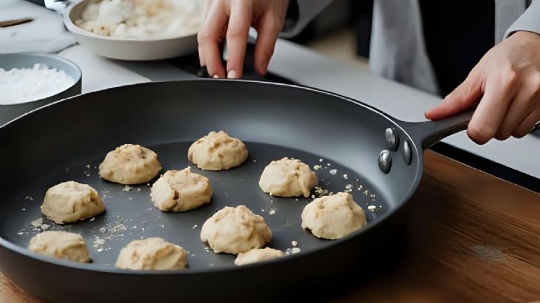 Sin horno, cómo preparar unas deliciosas galletas en sartén con solo 3 ingredientes