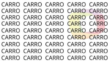 Solo una mente muy rápida puede encontrar la palabra 'Sarro' en menos de 5 segundos