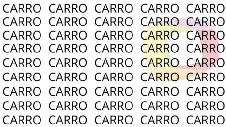Solo una mente muy rápida puede encontrar la palabra 'Sarro' en menos de 5 segundos