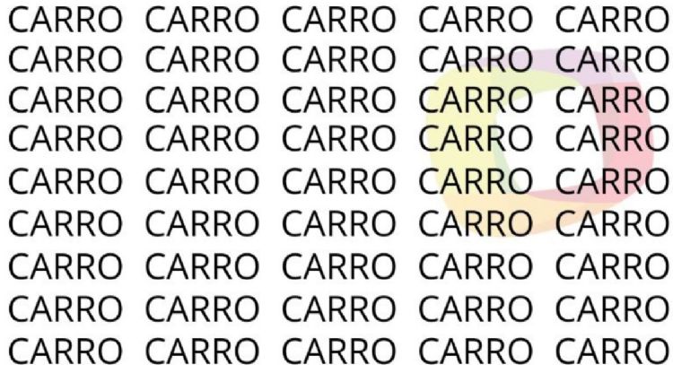 Solo una mente muy rápida puede encontrar la palabra 'Sarro' en menos de 5 segundos