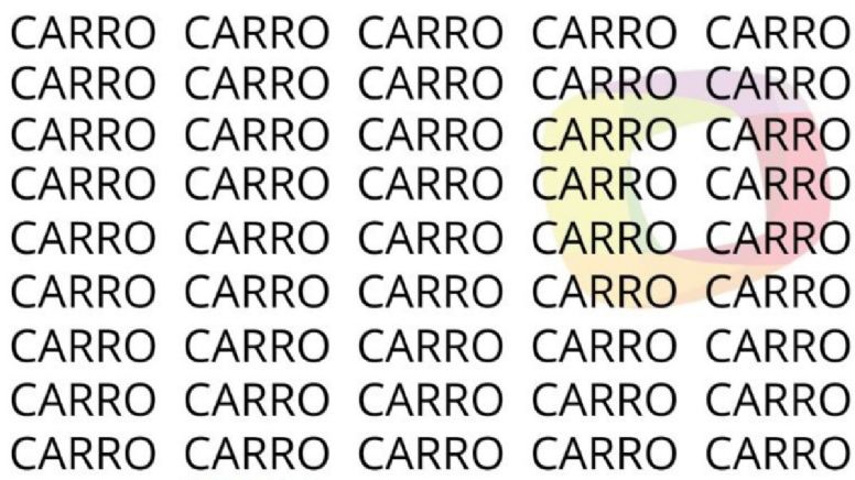 Solo una mente muy rápida puede encontrar la palabra 'Sarro' en menos de 5 segundos