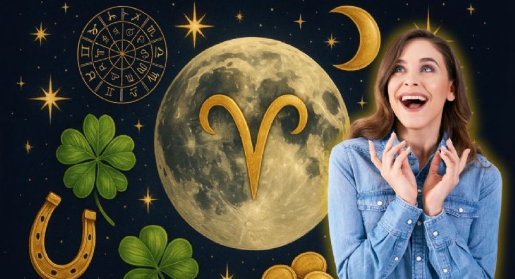 Luna en Aries: los 3 signos que recibirán un estallido de suerte y abundancia este 15 y 16 de julio