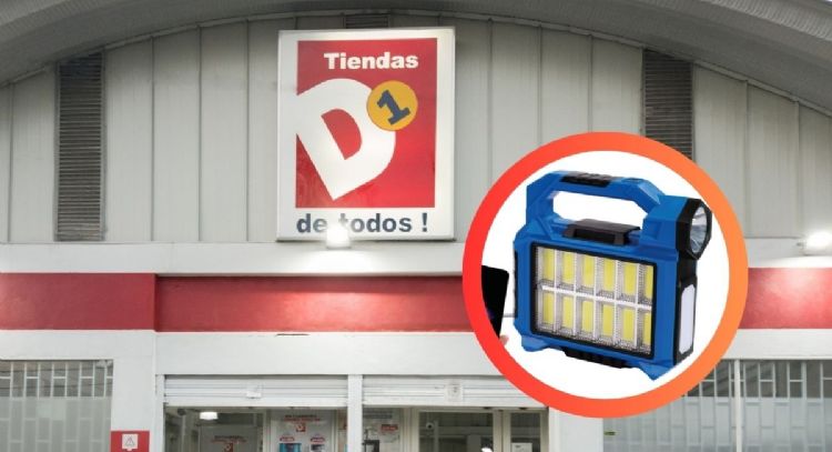 Tiendas D1 remata esta potente linterna solar ideal para emergencias por solo 30 mil pesos
