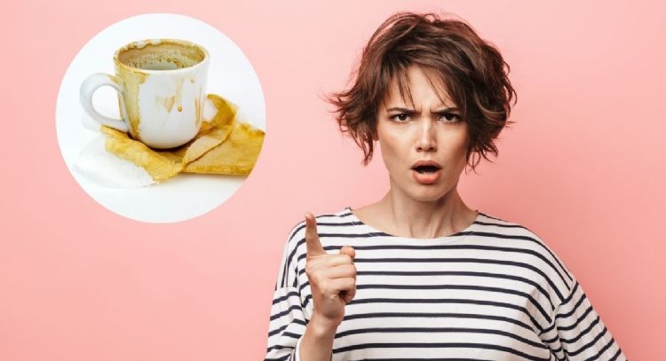 Cómo eliminar las manchas de café de las tazas con solo 3 ingredientes de cocina