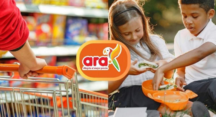 Tiendas Ara remata loncheras para el inicio de clases por un precio realmente económico