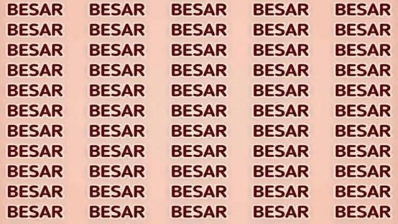 Solo alguien con vista de halcón puede encontrar la palabra 'Pesar' en menos de 5 segundos